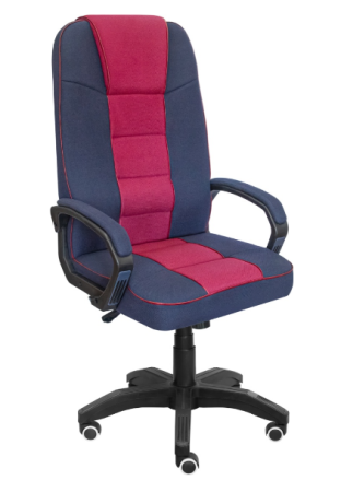 Кресло для руководителя Дели синий бордовый